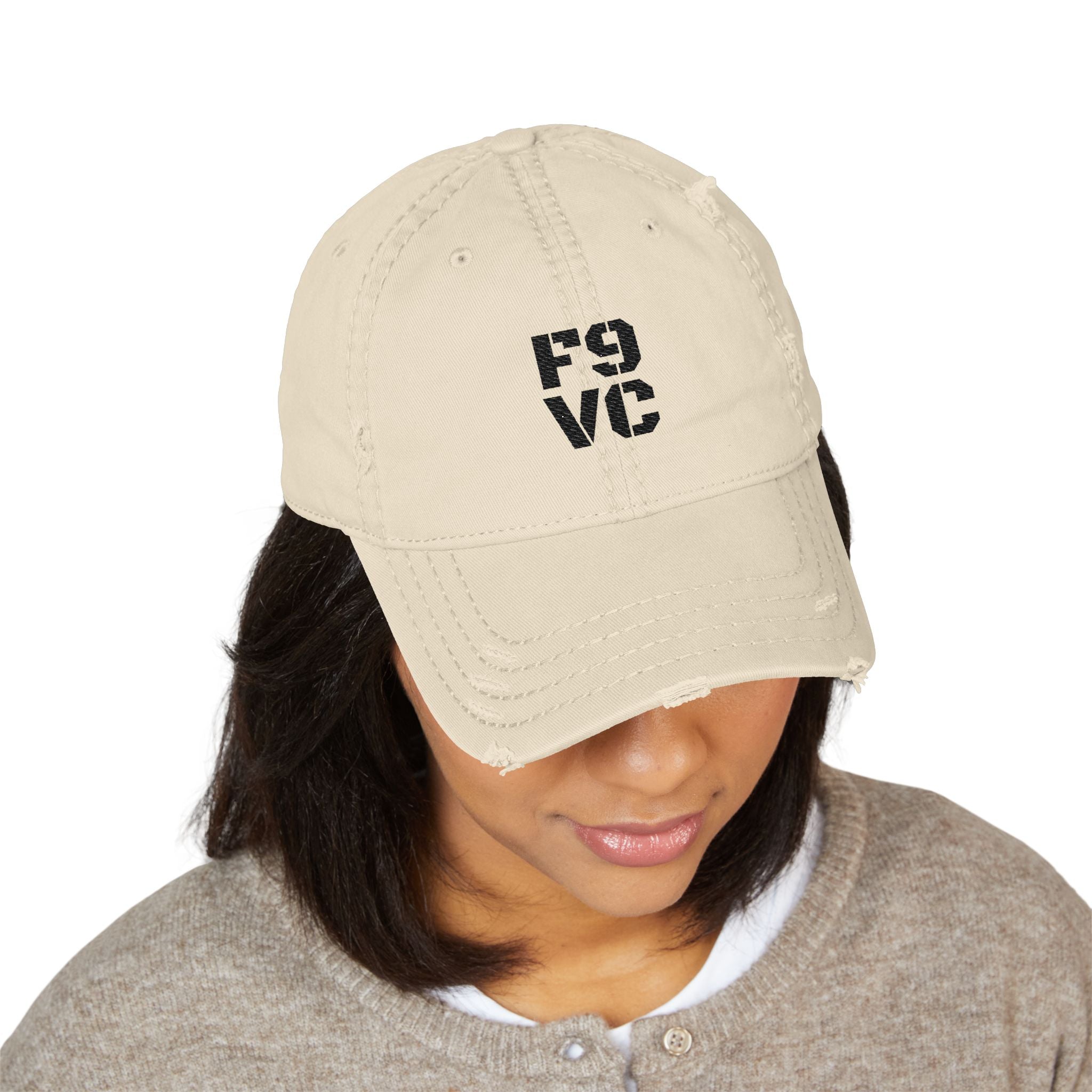 F9VC - Khaki w/ black stitching